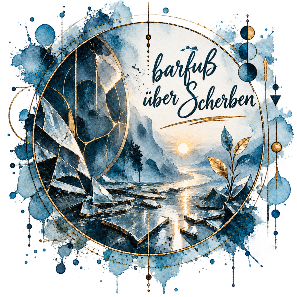 barfuß über Scherben